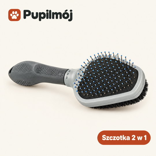 Dwustronna szczotka do sierści