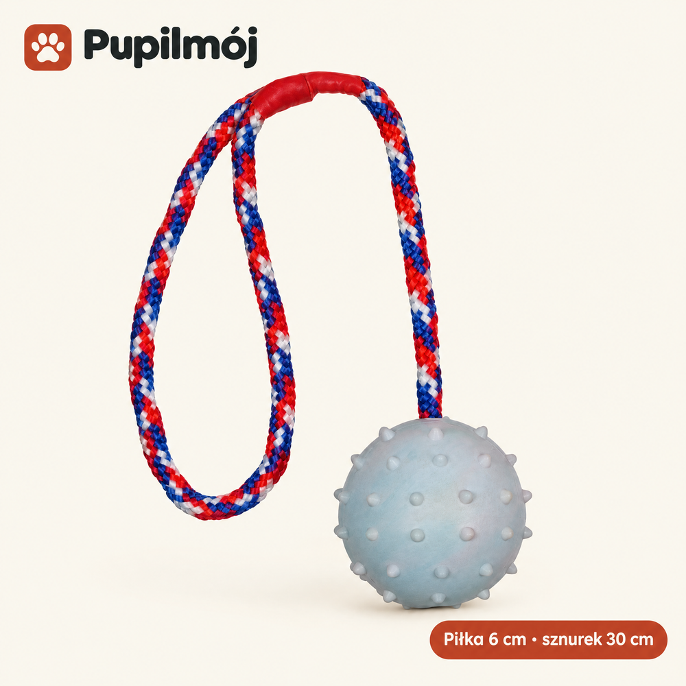 Piłka na sznurku 6/30cm