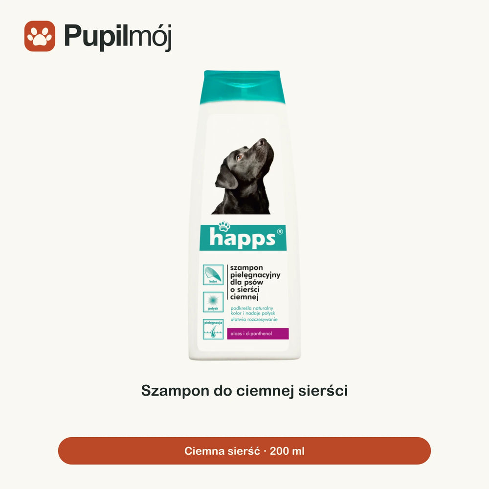 Szampon pielęgnacyjny dla psów o sierści ciemnej 200ml