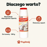 Dlaczego warto: neutralizuje zapachy, owocowy zapach, do kuwety 500 g