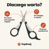 Dlaczego warto: do sierści przy pyszczku i łapach, do włosków w uszach, 8 cm
