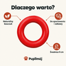 Dlaczego warto: naturalny kauczuk, do aportowania, średnica 9 cm