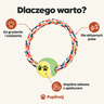 Dlaczego warto: do gryzienia i szarpania, dla aktywnych psów, wspólna zabawa