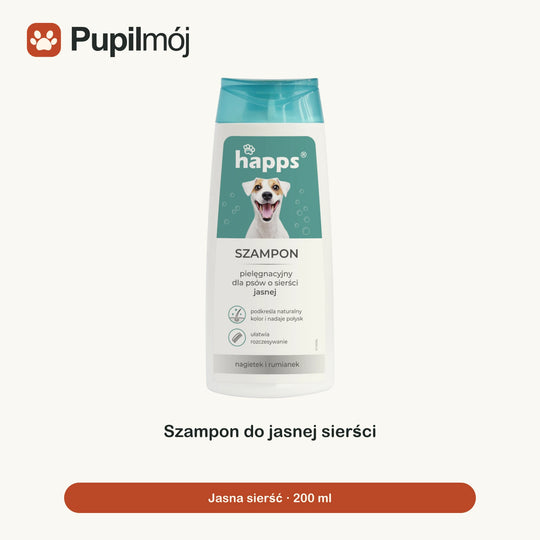Szampon pielęgnacyjny dla psów o sierści jasnej 200ml