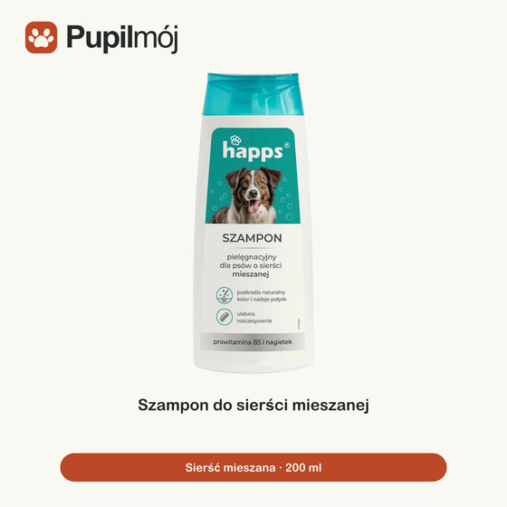 Szampon pielęgnacyjny dla psów o sierści mieszanej 200ml