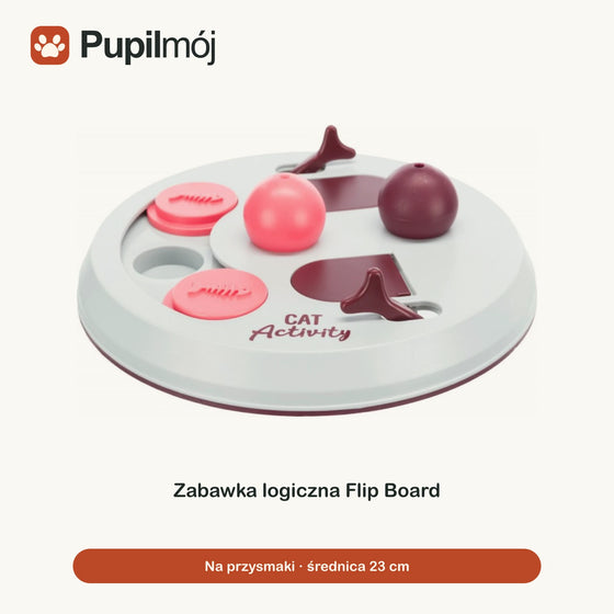 Zabawka logiczna dla kota Flip Board